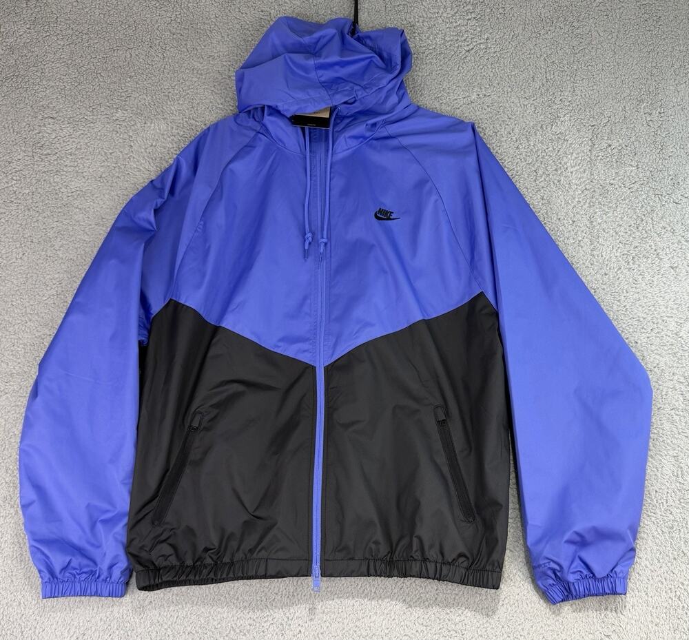 Nike Sportswear Hooded Sapphire /Black Men’s Size Large HV8369-570
